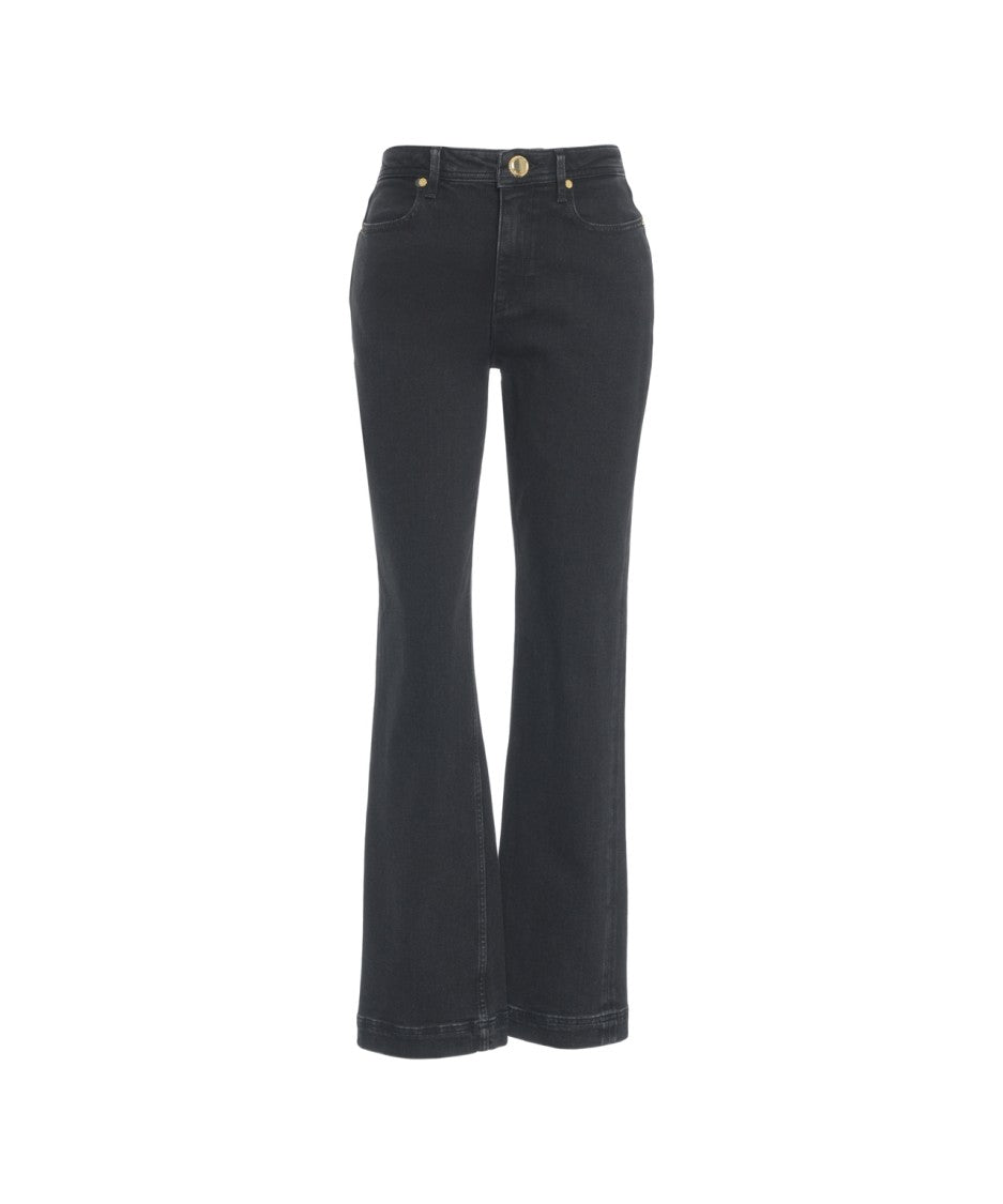 Guess By Marciano High-Waisted Flared Jeans With Classic Five-Pocket Design
