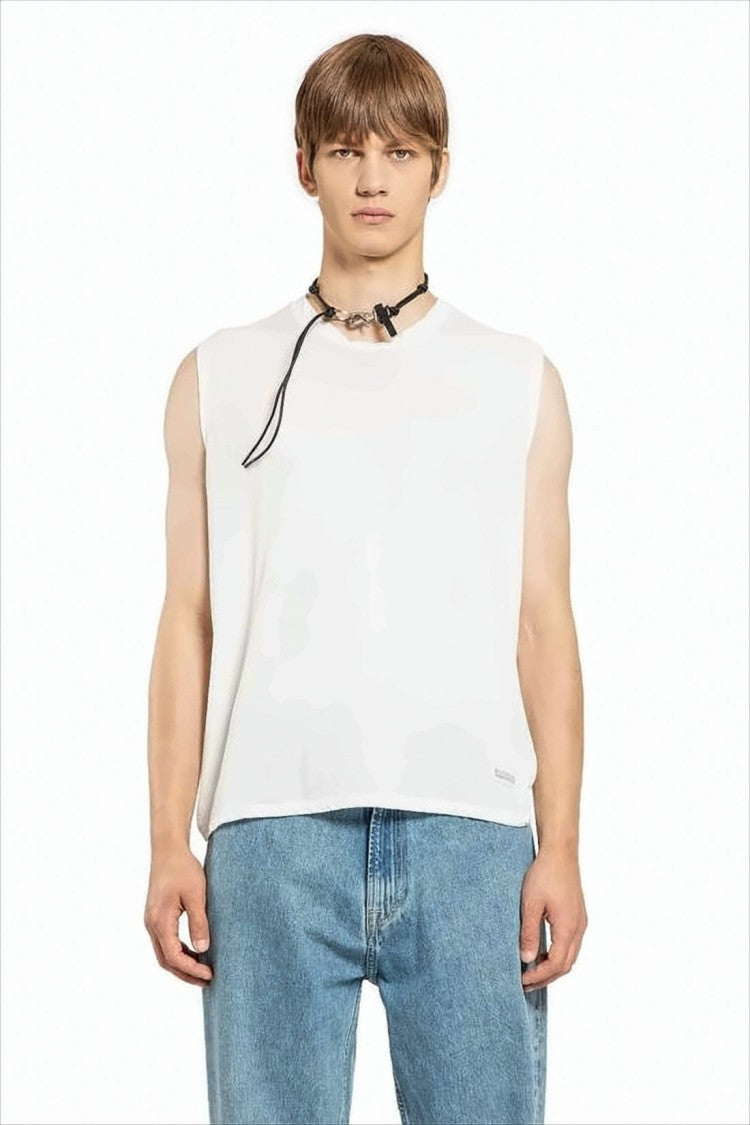 Our Legacy Relaxed Fit Sleeveless Cotton Top