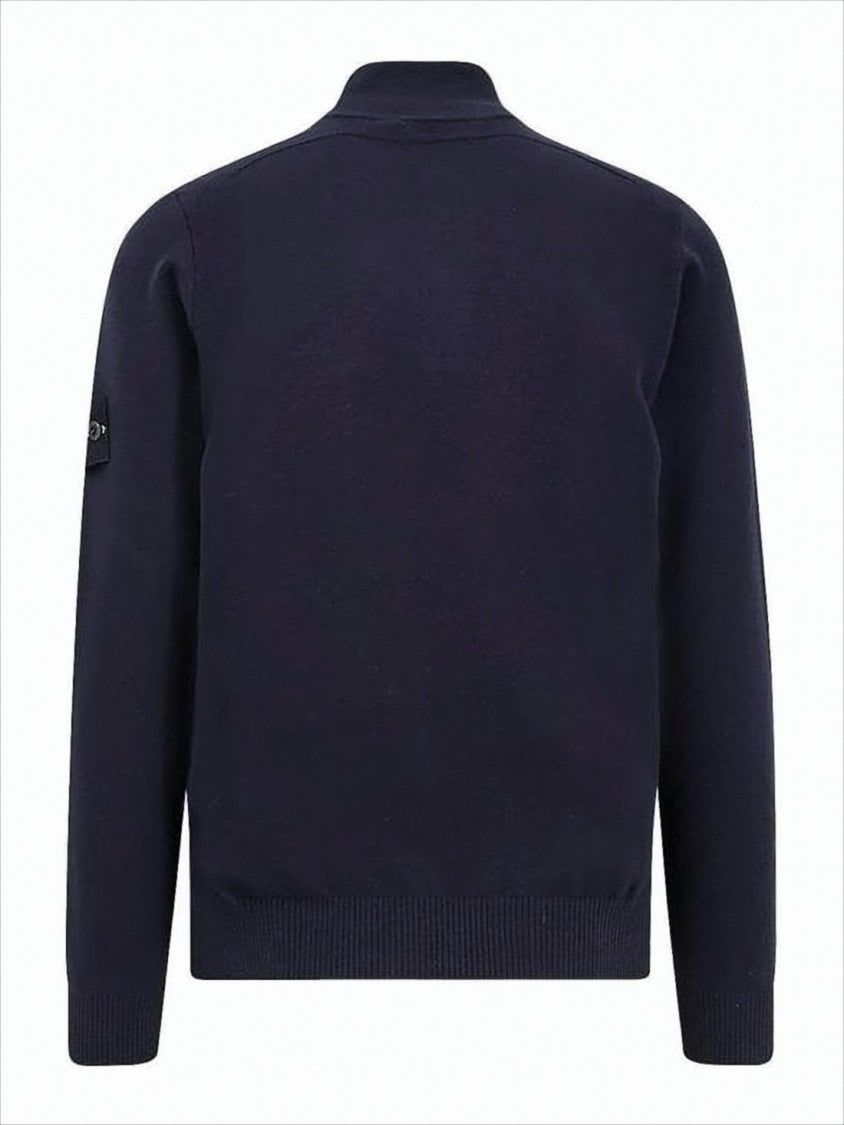Stone Island Knitted Turtleneck Sweater With High Ribbed Collar