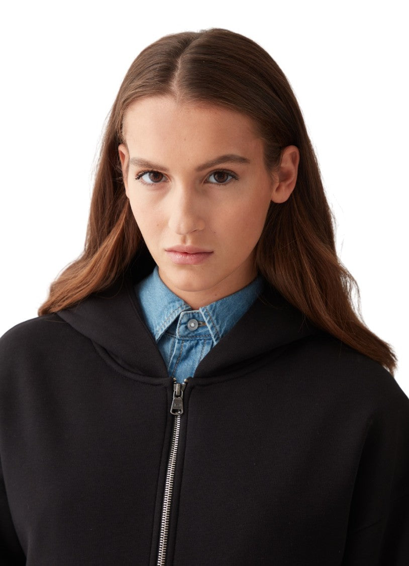 Colmar Oversized Hooded Glittered Logo Sweatshirt