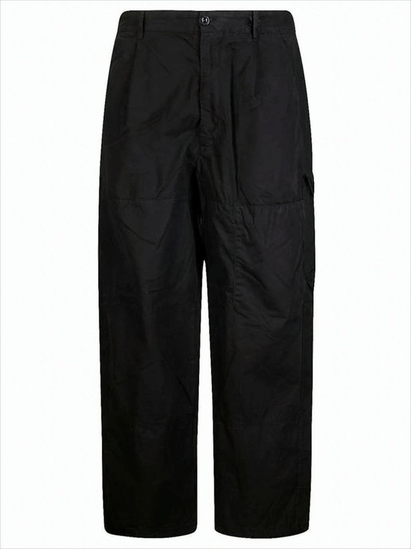 C.P. Company Mid-Rise Straight Pants With Unique Lens Detail