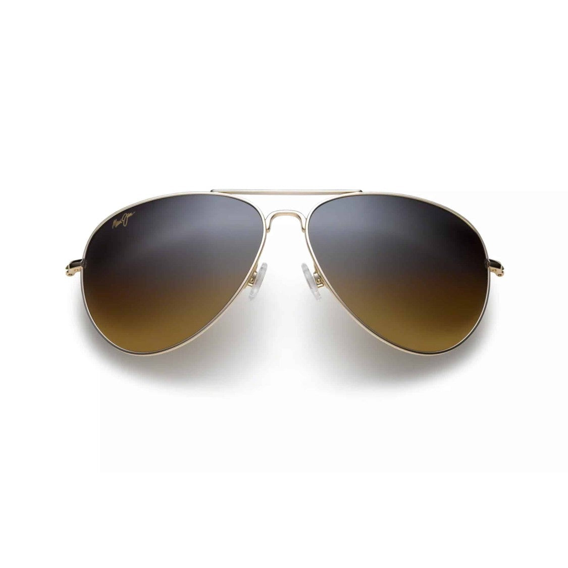 Maui Jim Mavericks Aviator Sunglasses With Titanium Frame And Tortoiseshell Tips