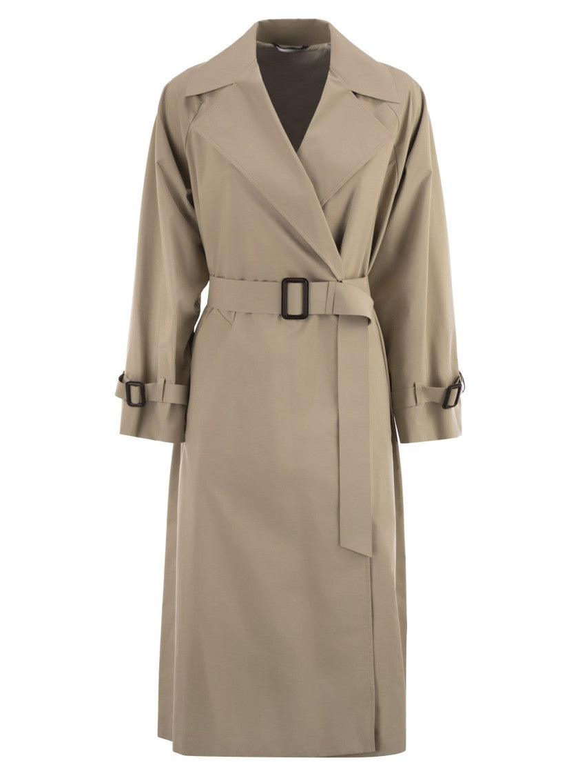 Max Mara Fatto - Water-Repellent Canvas Trench Coat