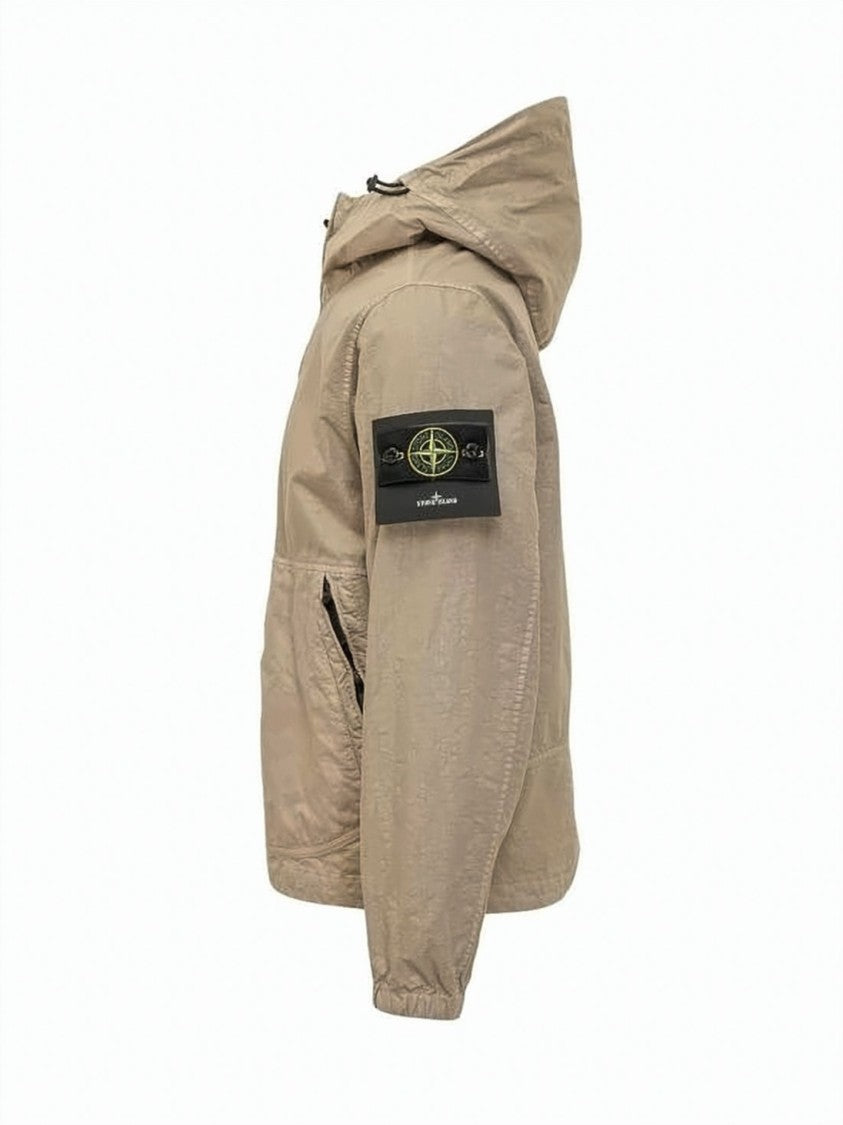 Stone Island Stone Island Lightweight Casual Jacket With Adjustable Hood