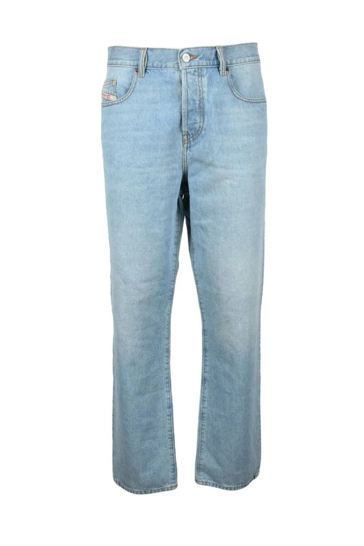 Diesel Light Blue Cotton Hemp Jeans