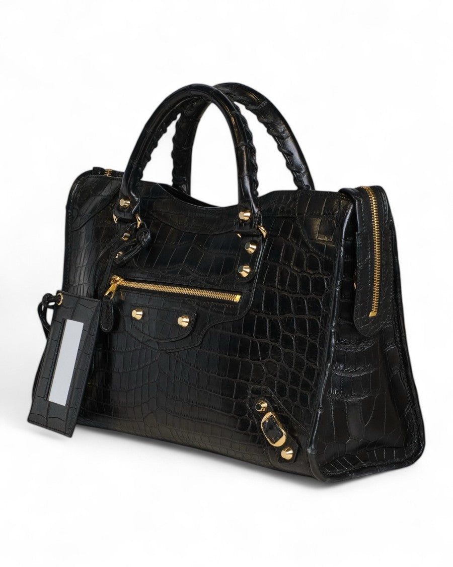 Balenciaga City Large Black Coconut