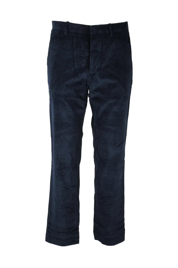 Hindustrie Straight-Leg Corduroy Trousers With Classic Waistband