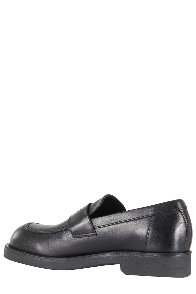 Mm6 By Maison Margiela X Salomon Black Heeled Leather Loafers