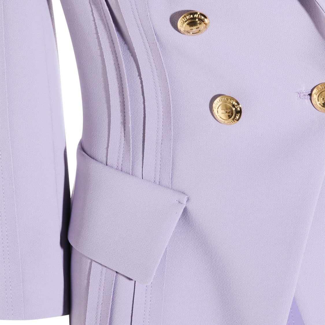 Elisabetta Franchi Tailored Lilac Jacket