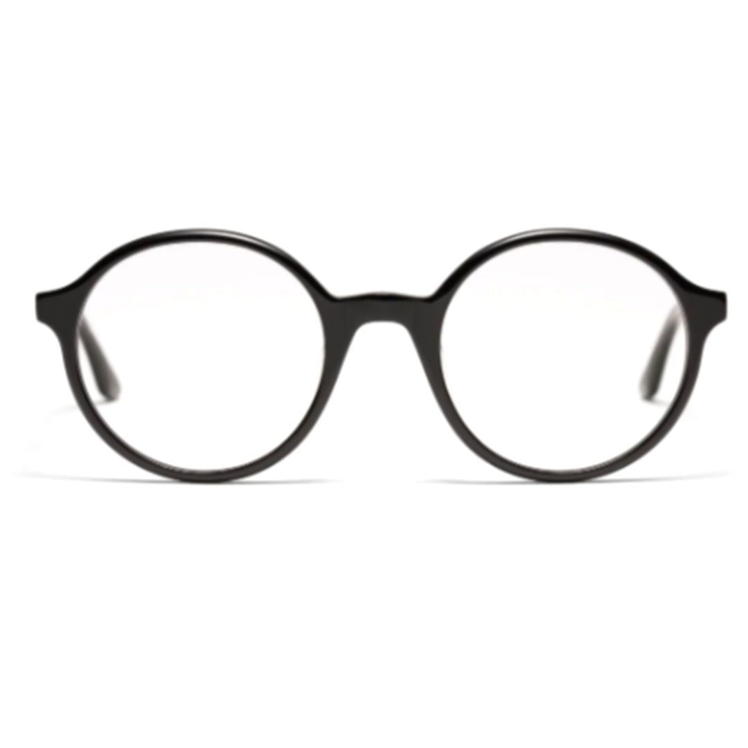 Peter And May Prairie S#Lt6 Blk Classic Round Acetate Eyeglasses