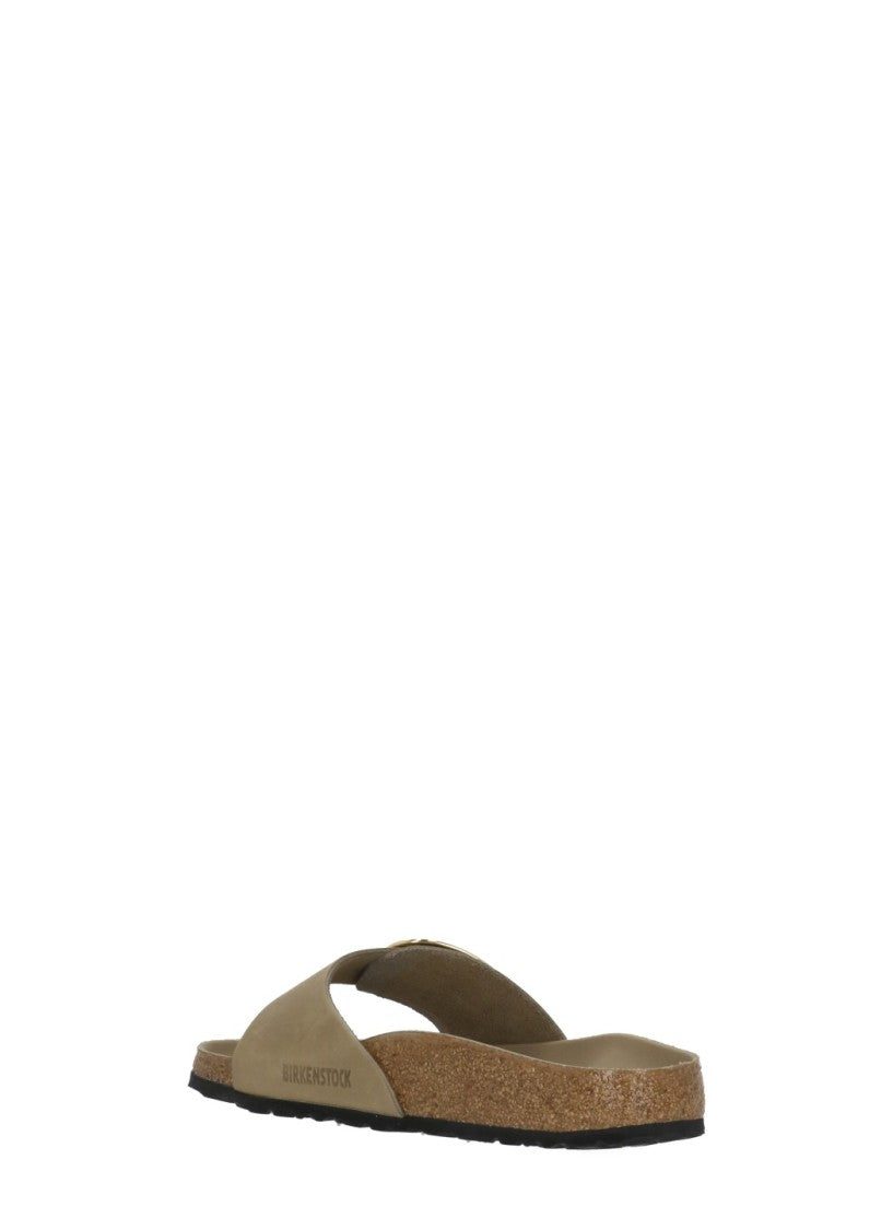 Birkenstock Beige Madrid Big Buckle Sandals