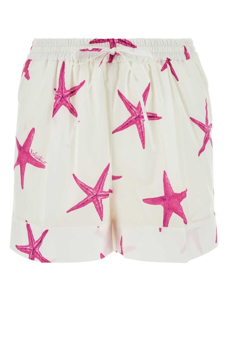 Valentino Garavani Printed Poplin Escape Shorts