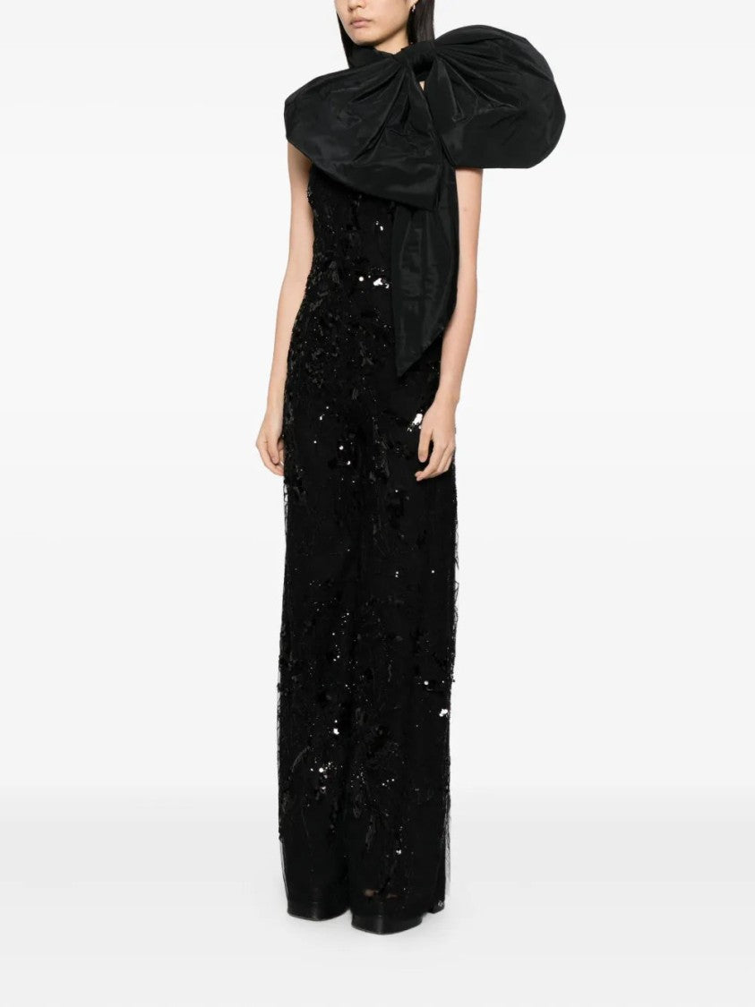 Saiid Kobeisy Embroidered Strapless Jumpsuit