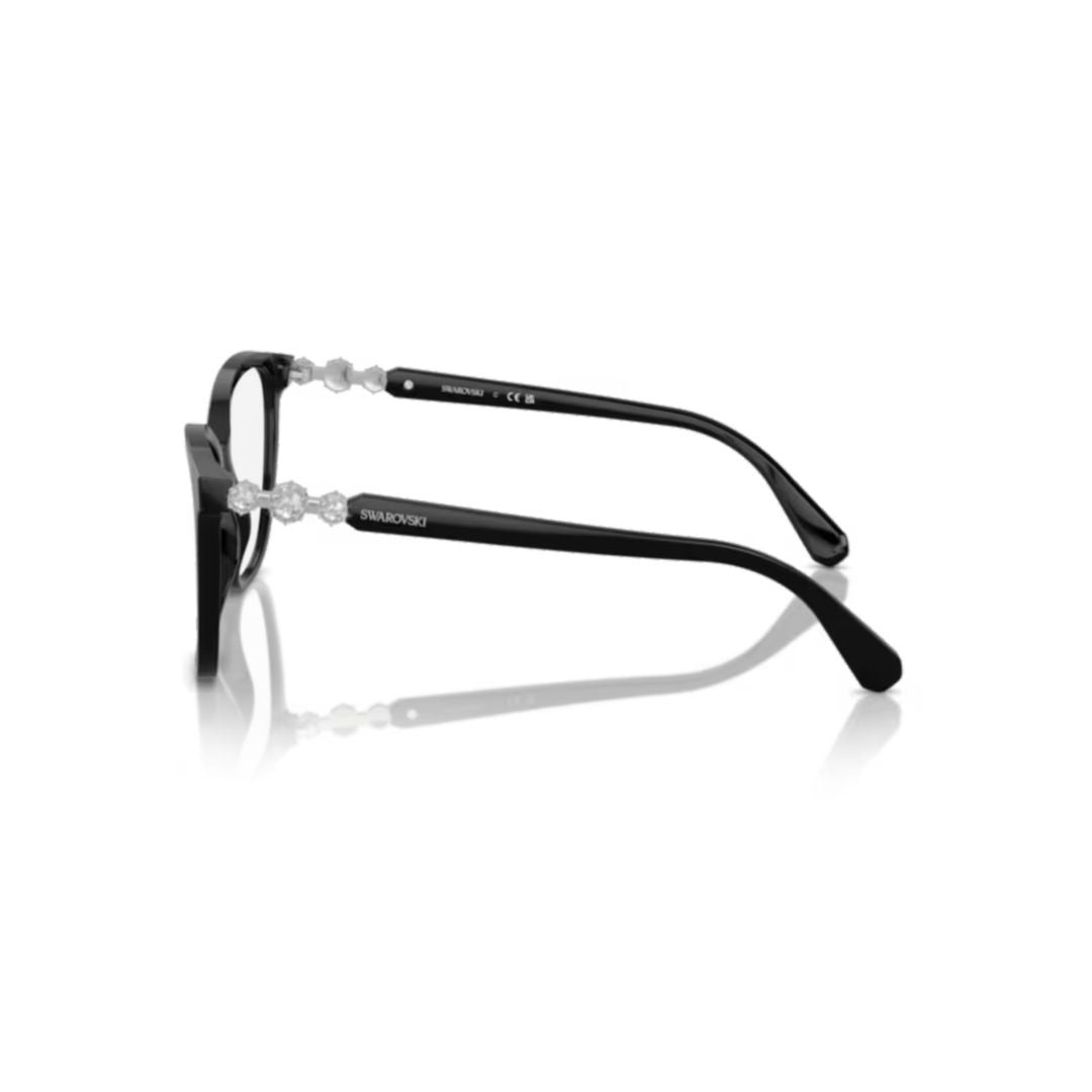Swarovski 0Sk2020 Black Acetate Cat-Eye Sunglasses