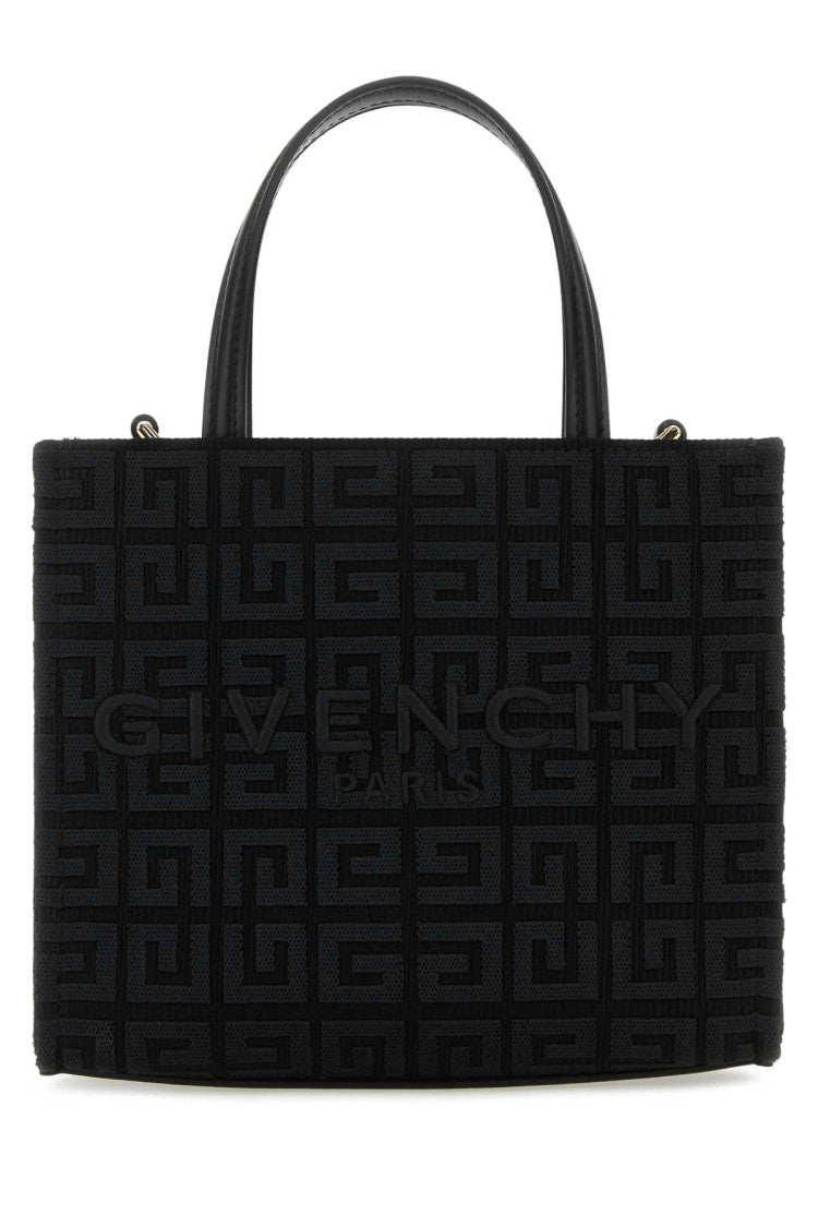 Givenchy Black Fabric Mini G-Tote Handbag