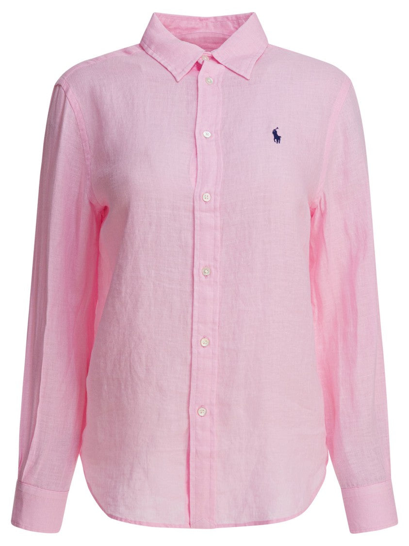 Polo Ralph Lauren Classic-Fit Linen Shirt With Pointed Collar