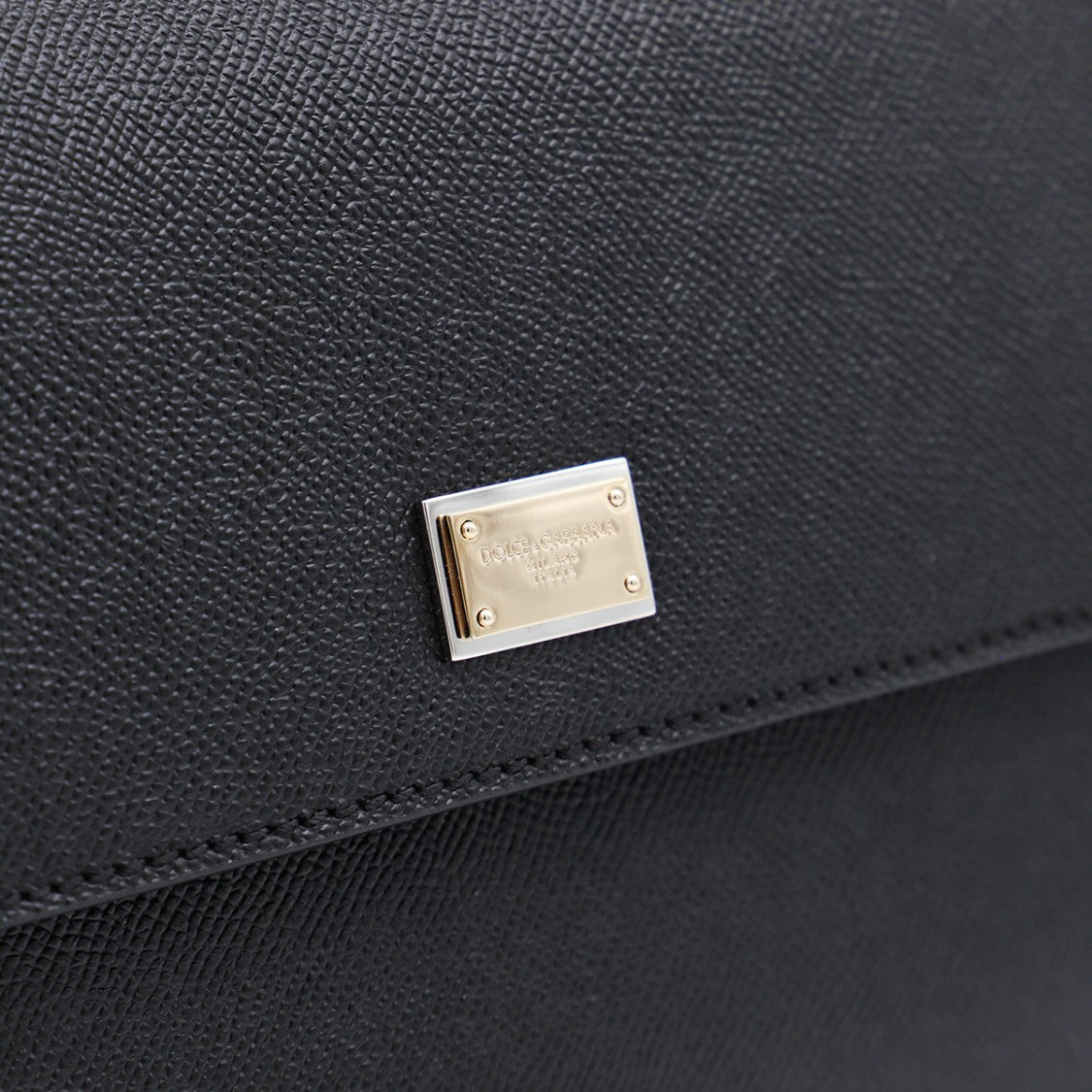 Dolce & Gabbana Structured Handbag With Trapezoidal Silhouette