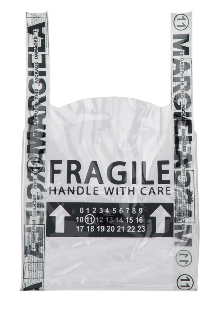 Maison Margiela Transparent Tote Bag With Graphic