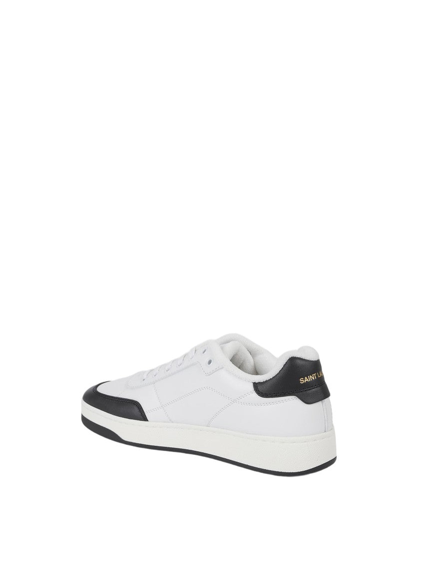 Saint Laurent Sl61 Sn Low-Top Calf Leather Sneakers