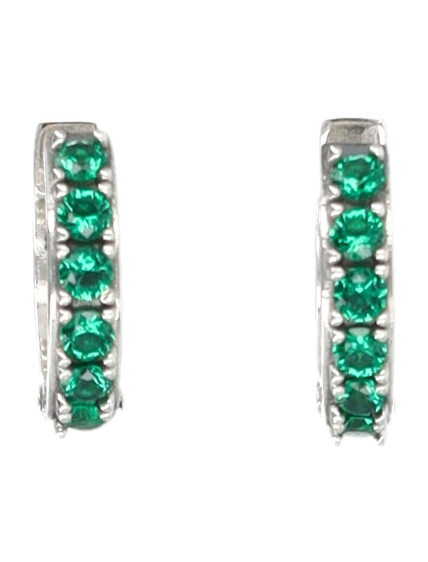 Emanuele Bicocchi Earring Pair Zircone Clear