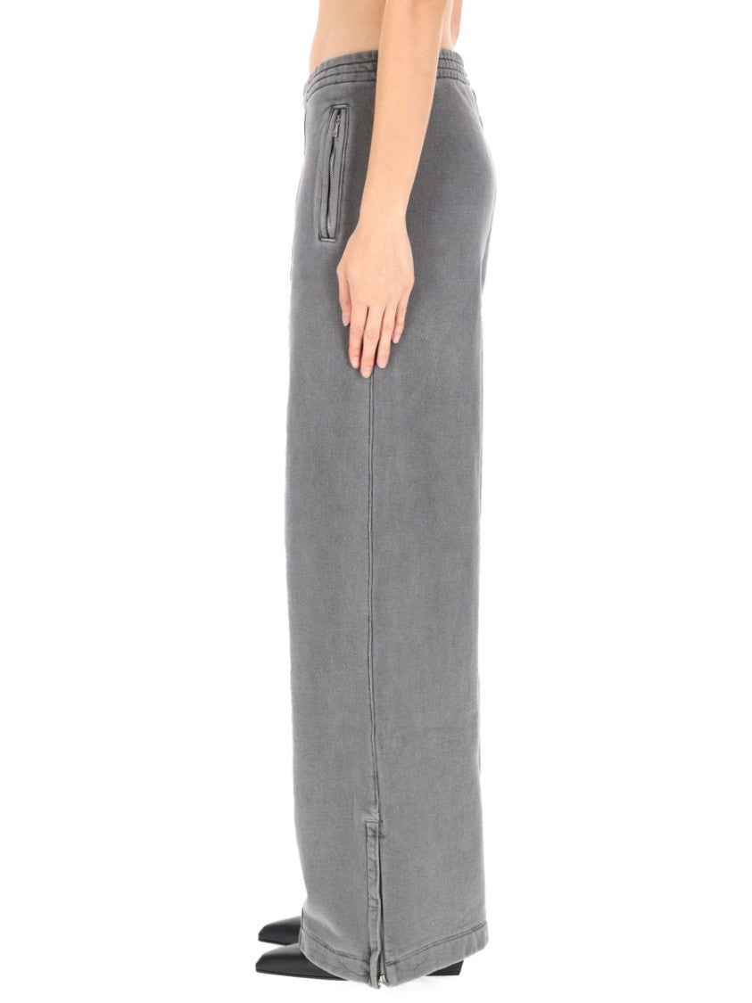 Our Legacy Wide-Leg Trousers In Washed Organic Cotton With Zippered Pockets