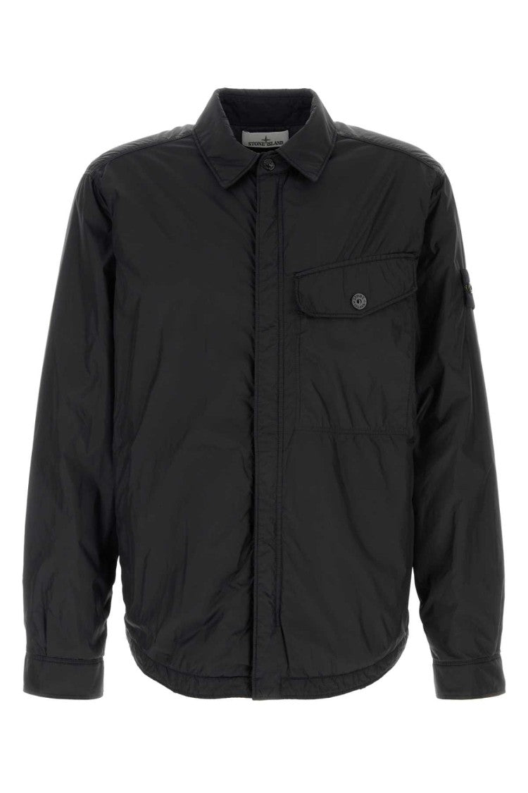 Stone Island Black Nylon Padded Jacket