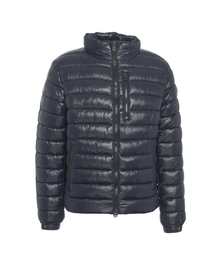 Save The Duck Modern Quilted Jacket With Plumtech Insulation And Stand Collar