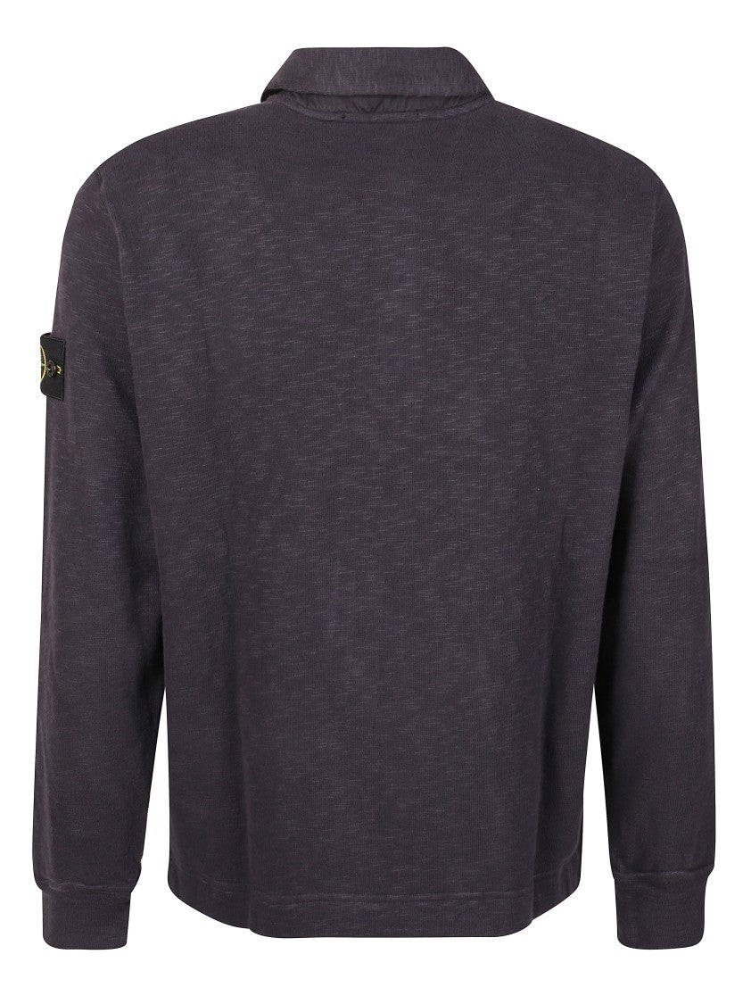 Stone Island Long-Sleeved Polo Shirt With Classic Collar