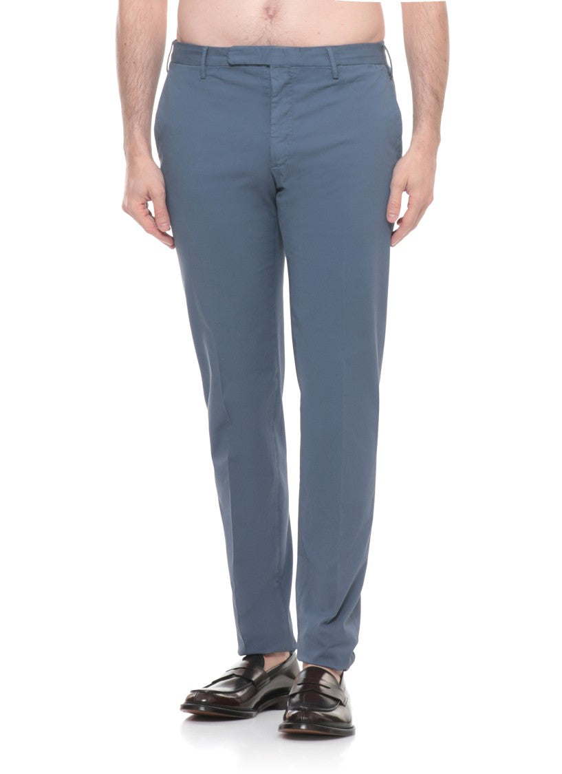 Incotex Blue Royal Batavia Cotton Chino Pants