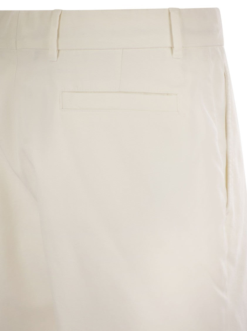 Brunello Cucinelli Cotton Gabardine Bermuda Shorts