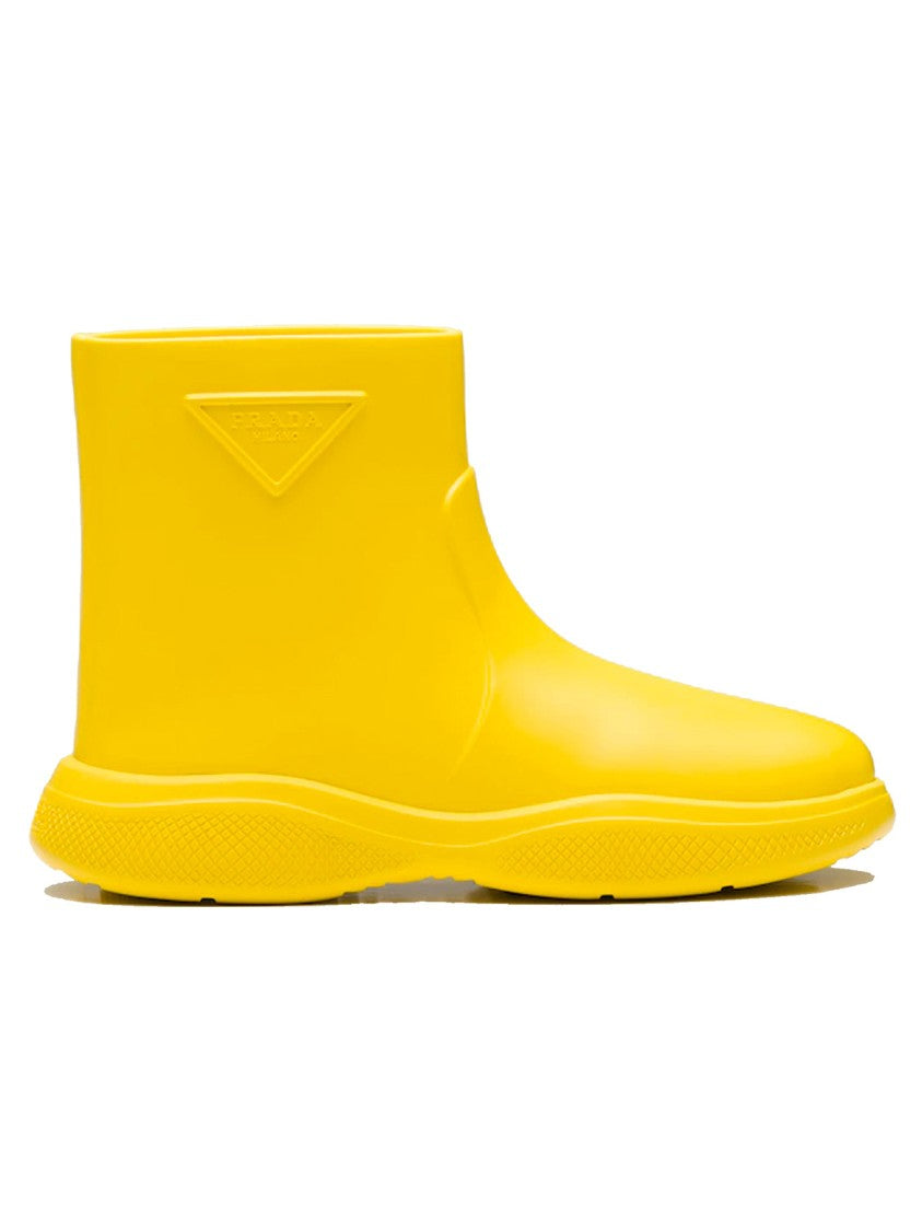 Prada Logo Rubber Boots