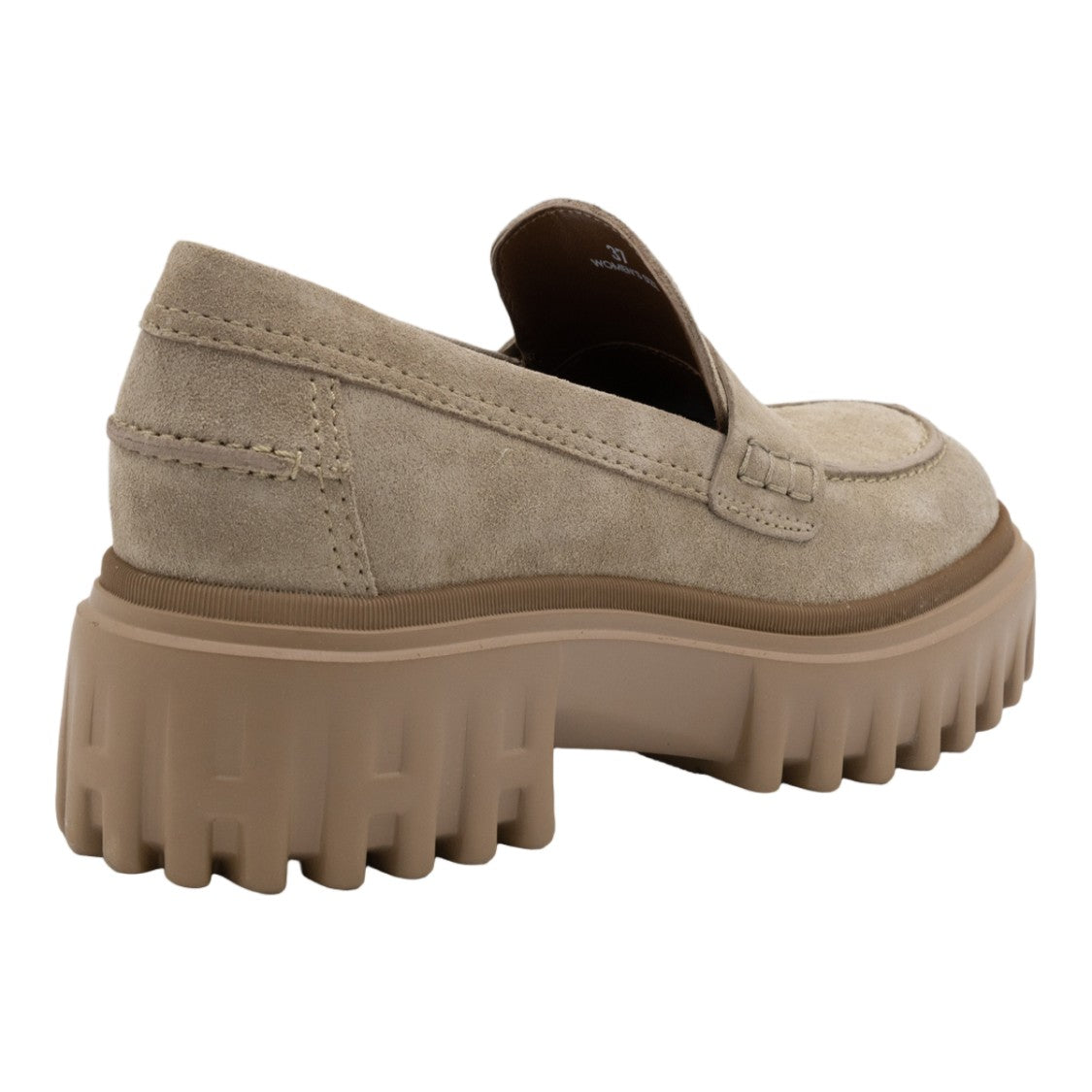 Hogan Chunky Sole Moccasin-Style Flats With Decorative Strap