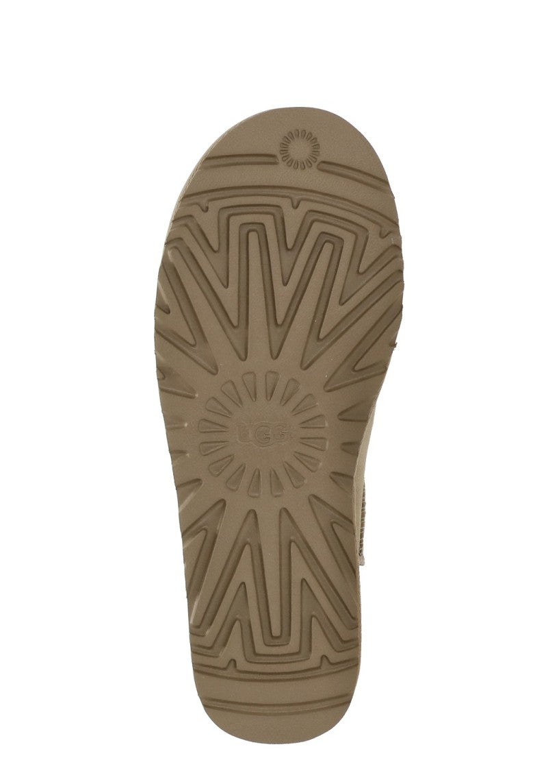 Ugg Beige Classic Micro Shearling Loafers