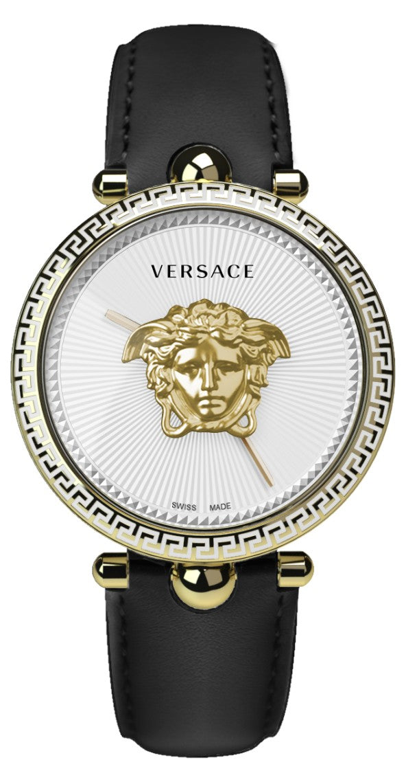 Versace Palazzo Empire Quartz Watch With Greek Key Detailing