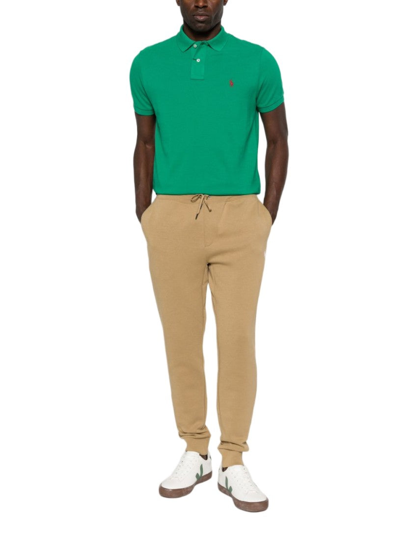 Polo Ralph Lauren Beige Embroidered Logo Sweatpants