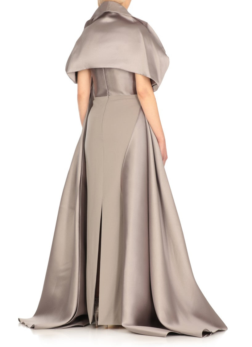 Solace London Silver Vera Maxi Dress