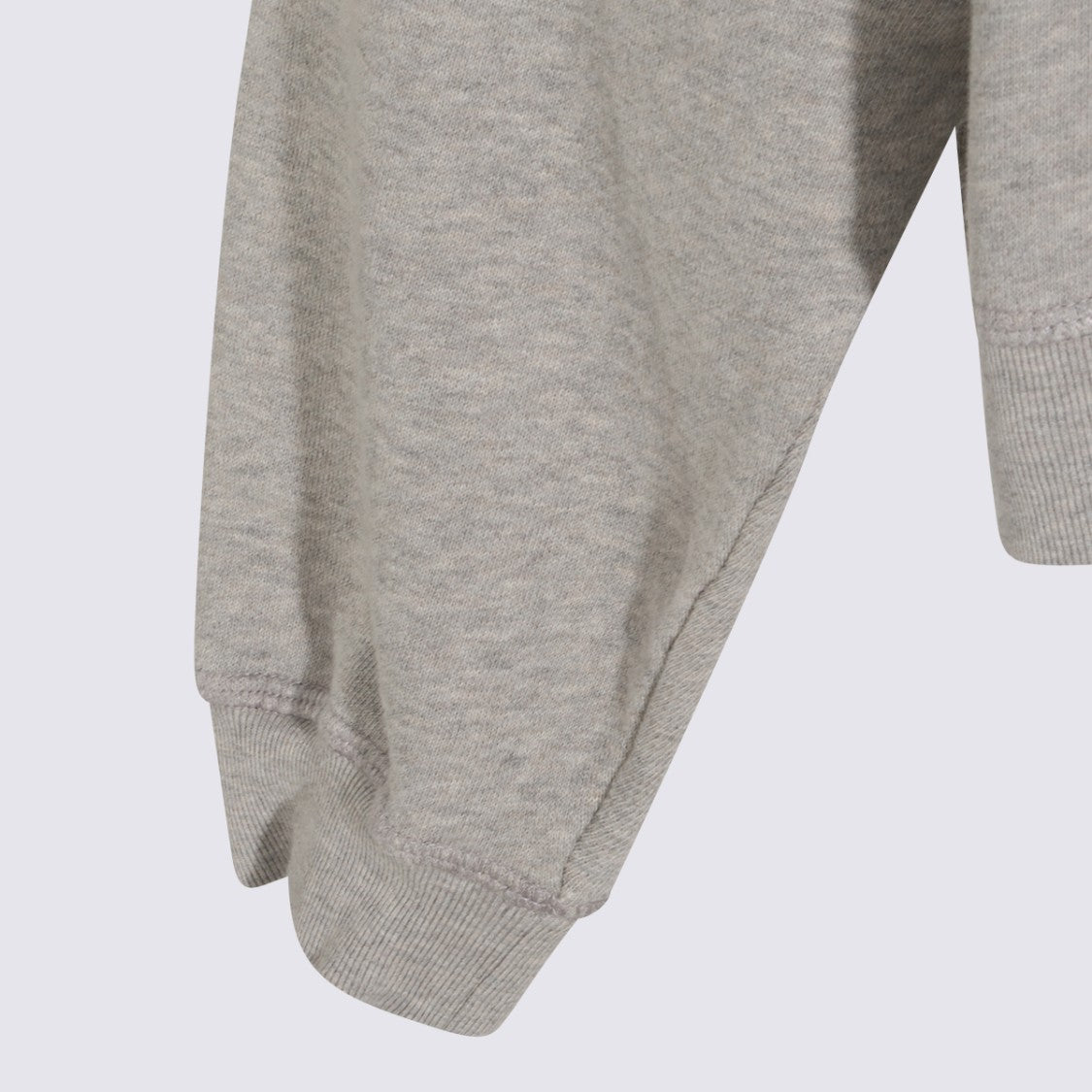 Golden Goose Heathered Knit Sweater With Contrasting Script Detail
