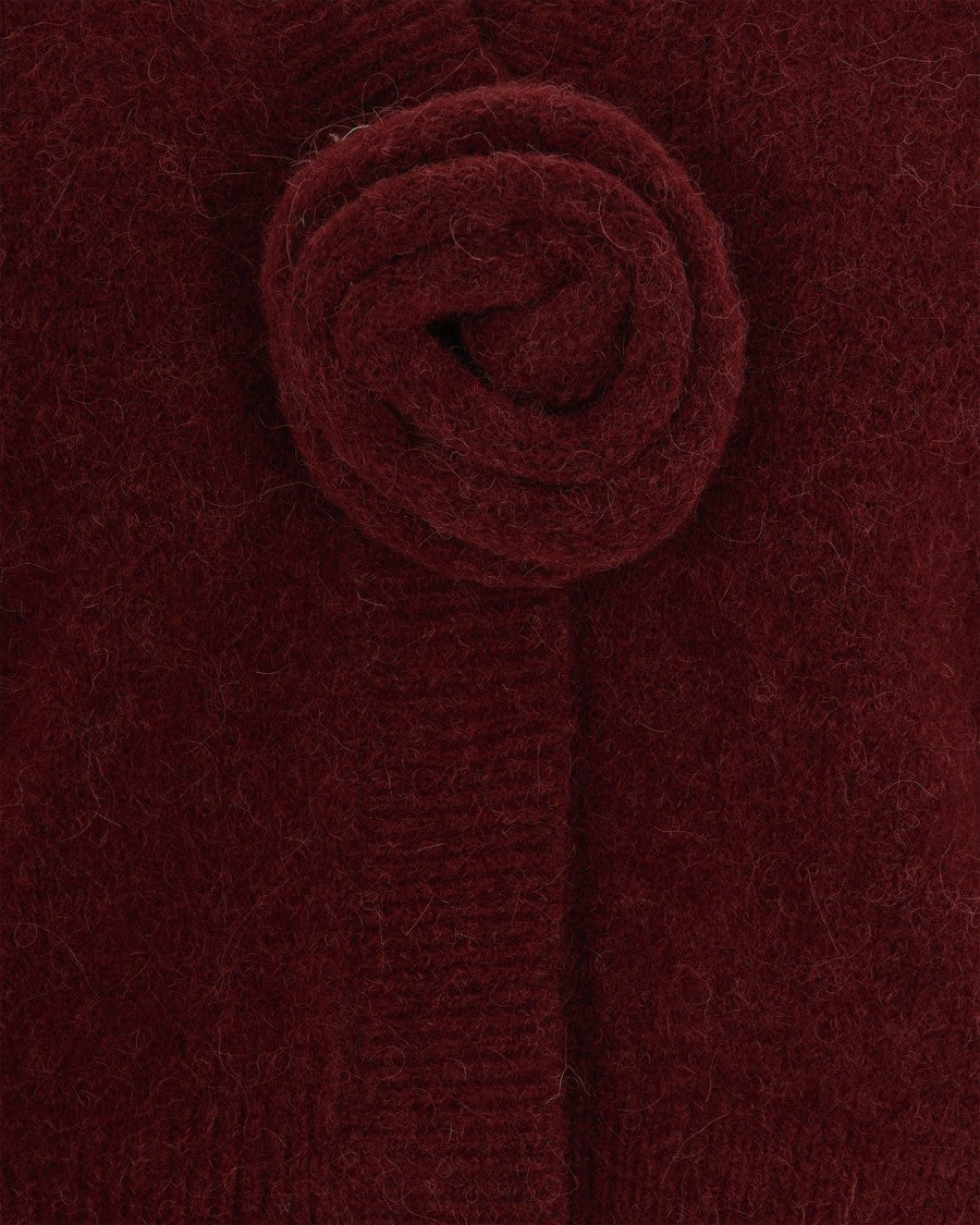 Rotate Bordeaux Knit Cardigan