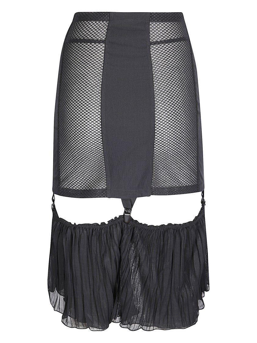 Knwls Mesh Girdle Skirt