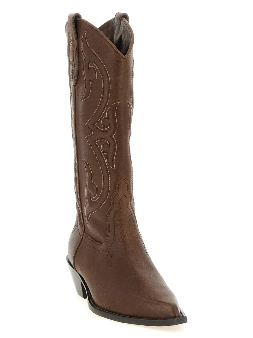 Sonora 'Yuma' Napped Calfskin Pointed Boots