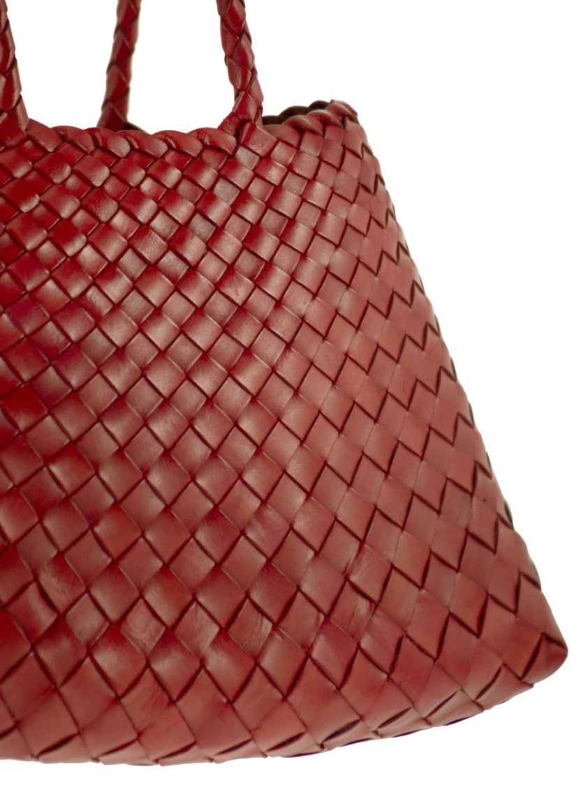Dragon Santa Croce Small - Woven Leather Bag