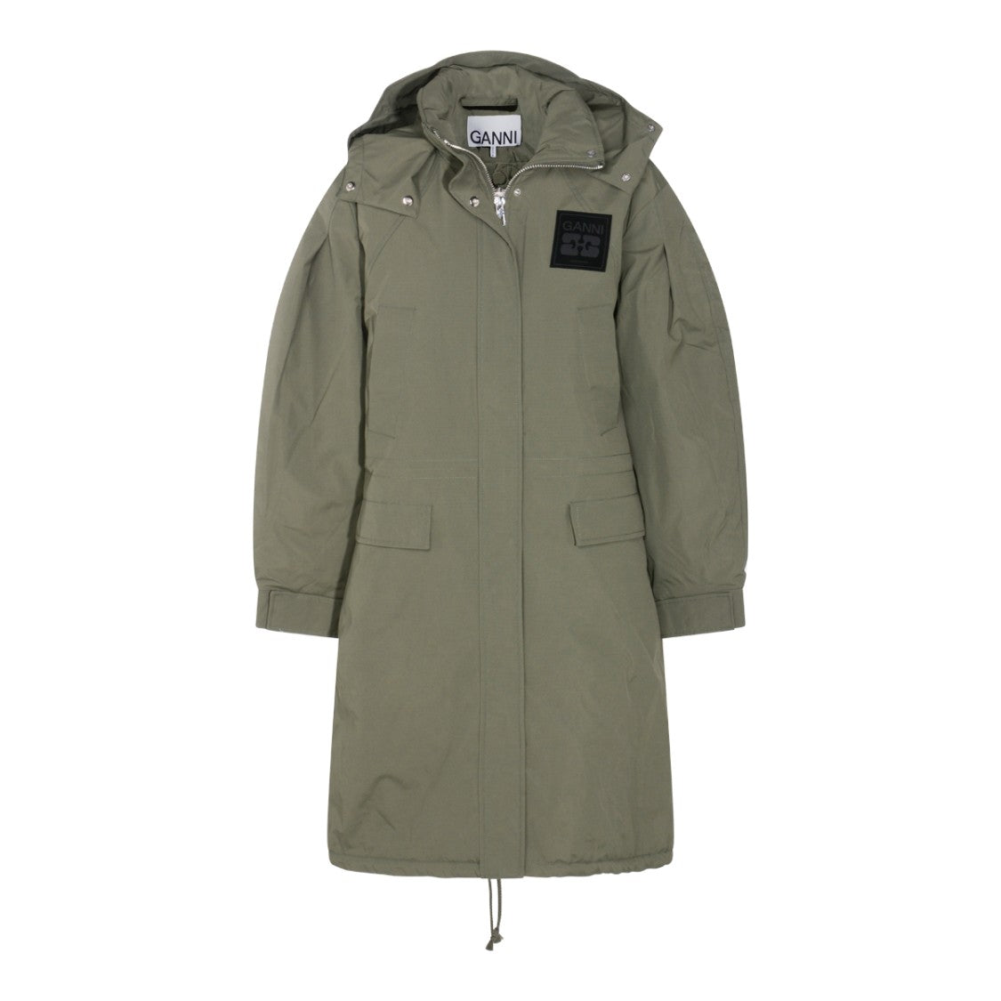 Ganni Green Down Jacket