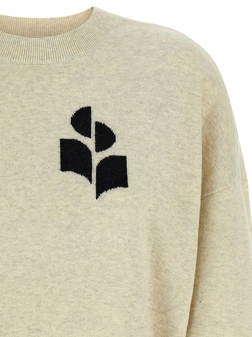 Isabel Marant Étoile Marisans Intarsia-Knit Dropped-Shoulder Sweater
