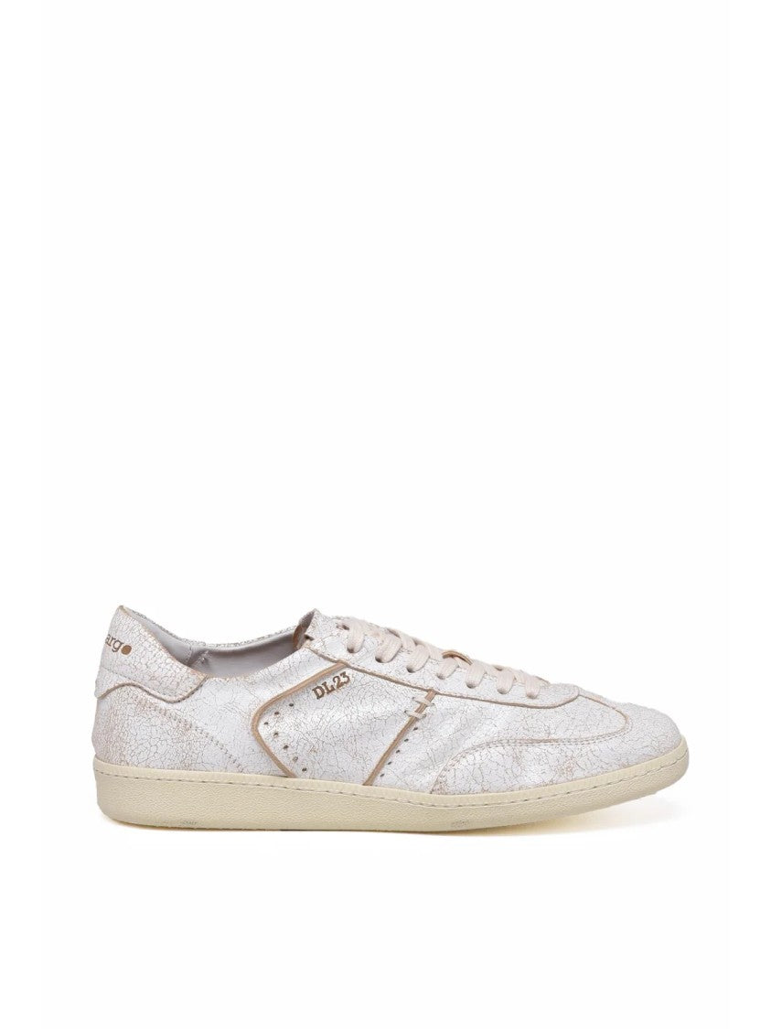 Lemargo Distressed Leather Sneakers With Vintage Aesthetic