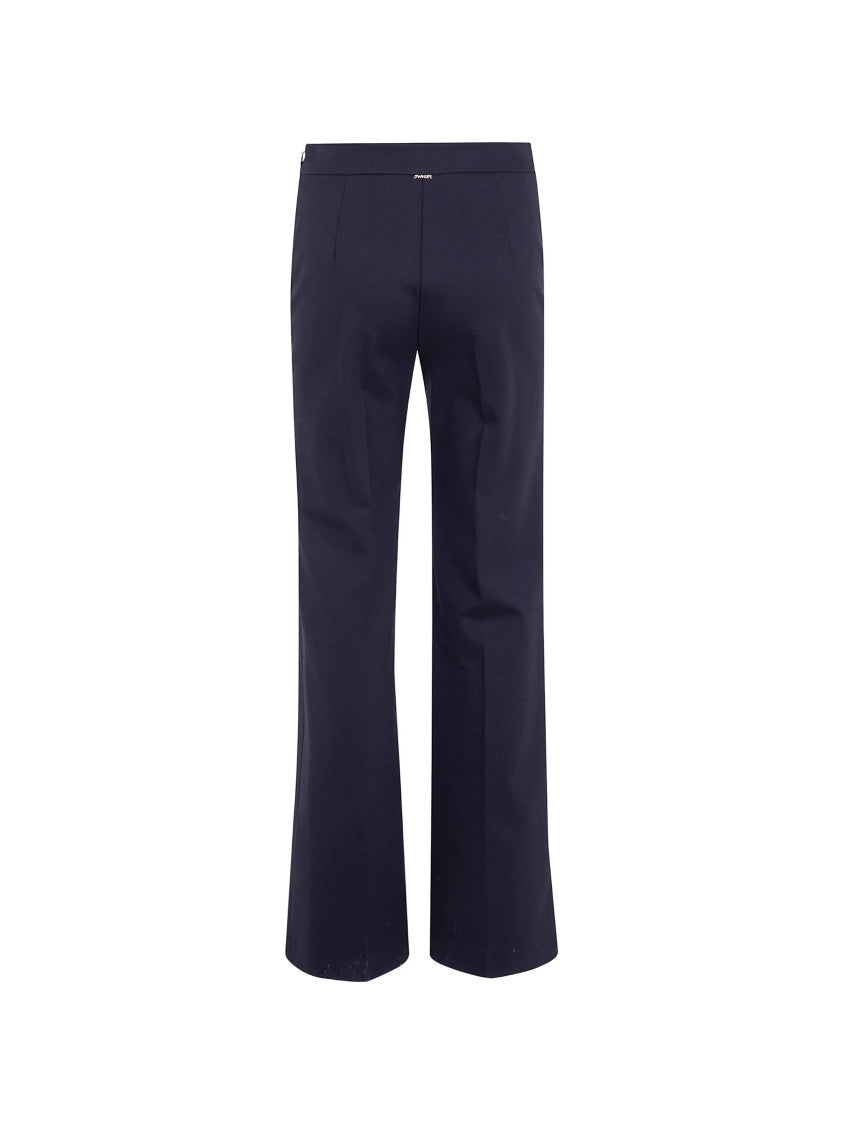 Twin-Set Flared Straight-Leg Pants