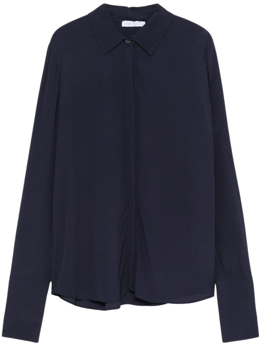 Patrizia Pepe Navy Blue Shirt