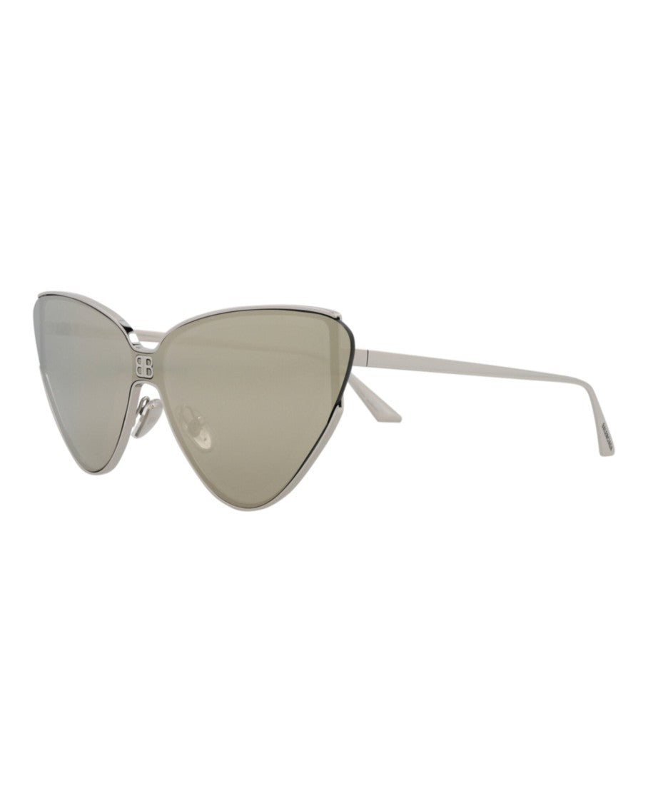 Balenciaga Cat Eye-Frame Metal Sunglasses