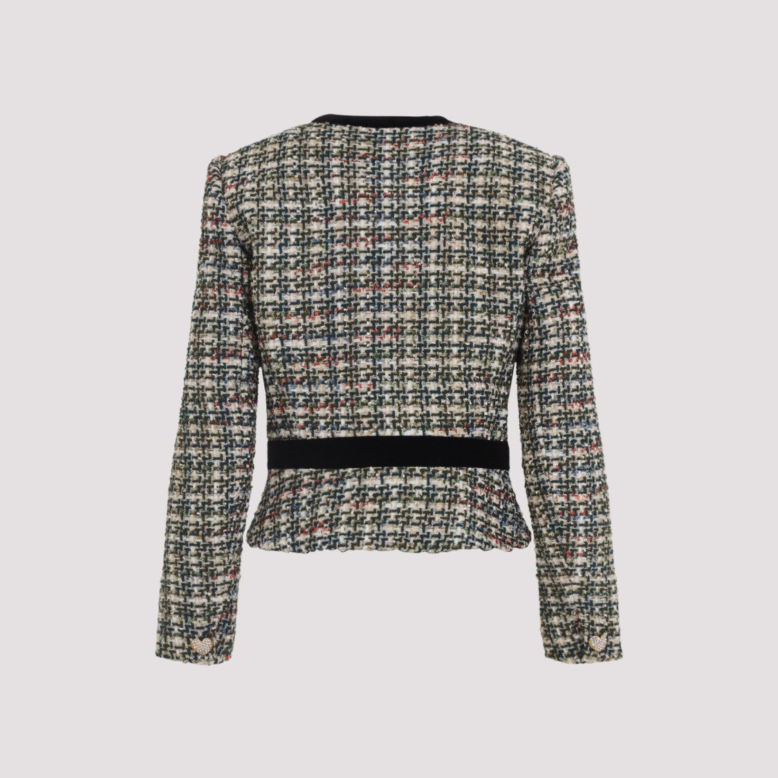 Valentino Multicolor Tweed Multi Jacket