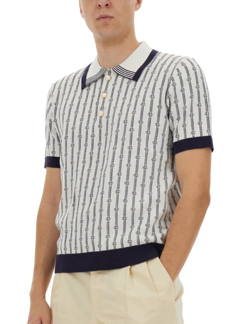 Casablanca "Monogram" Polo Shirt