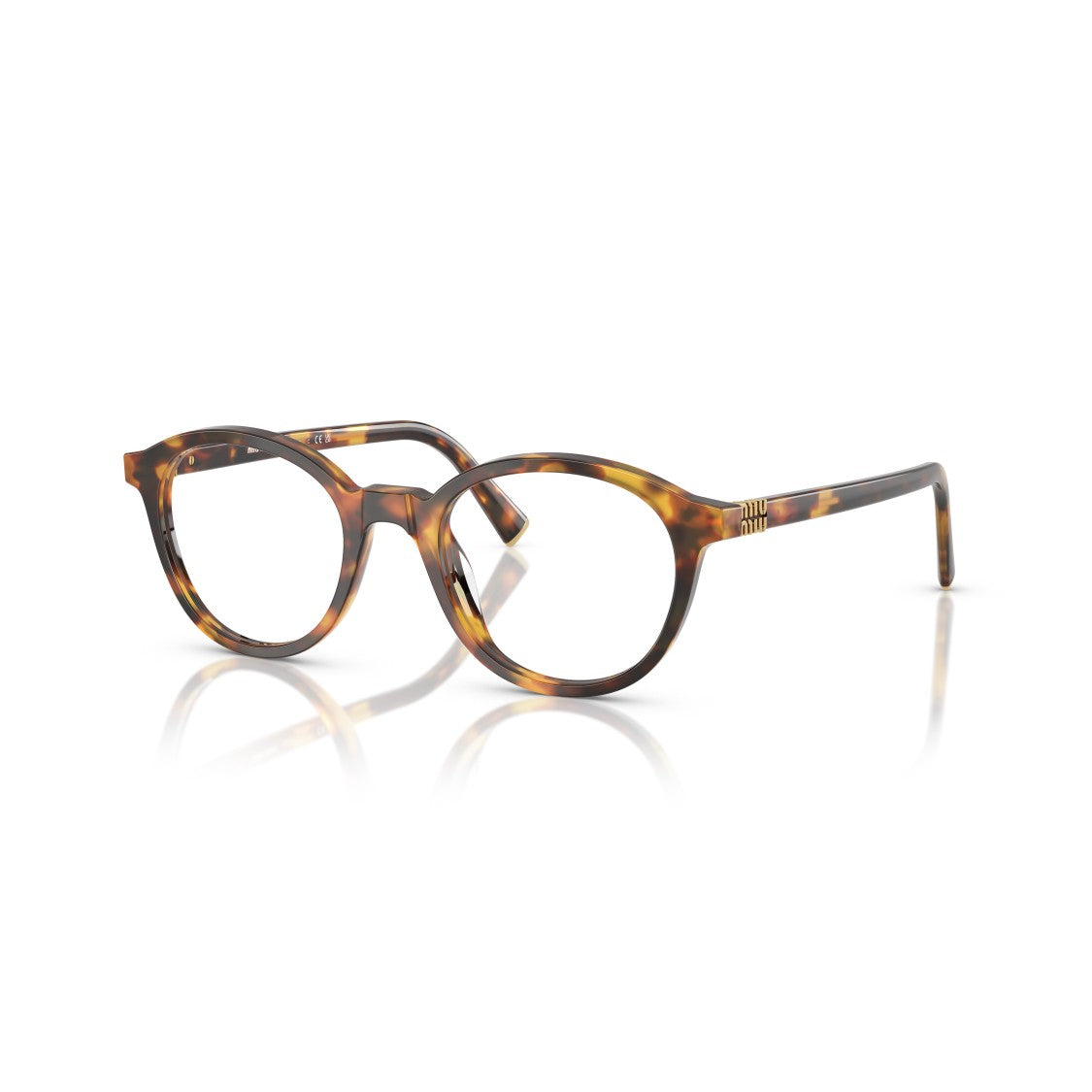 Miu Miu 0Mu 02Wv Round Acetate Eyeglasses